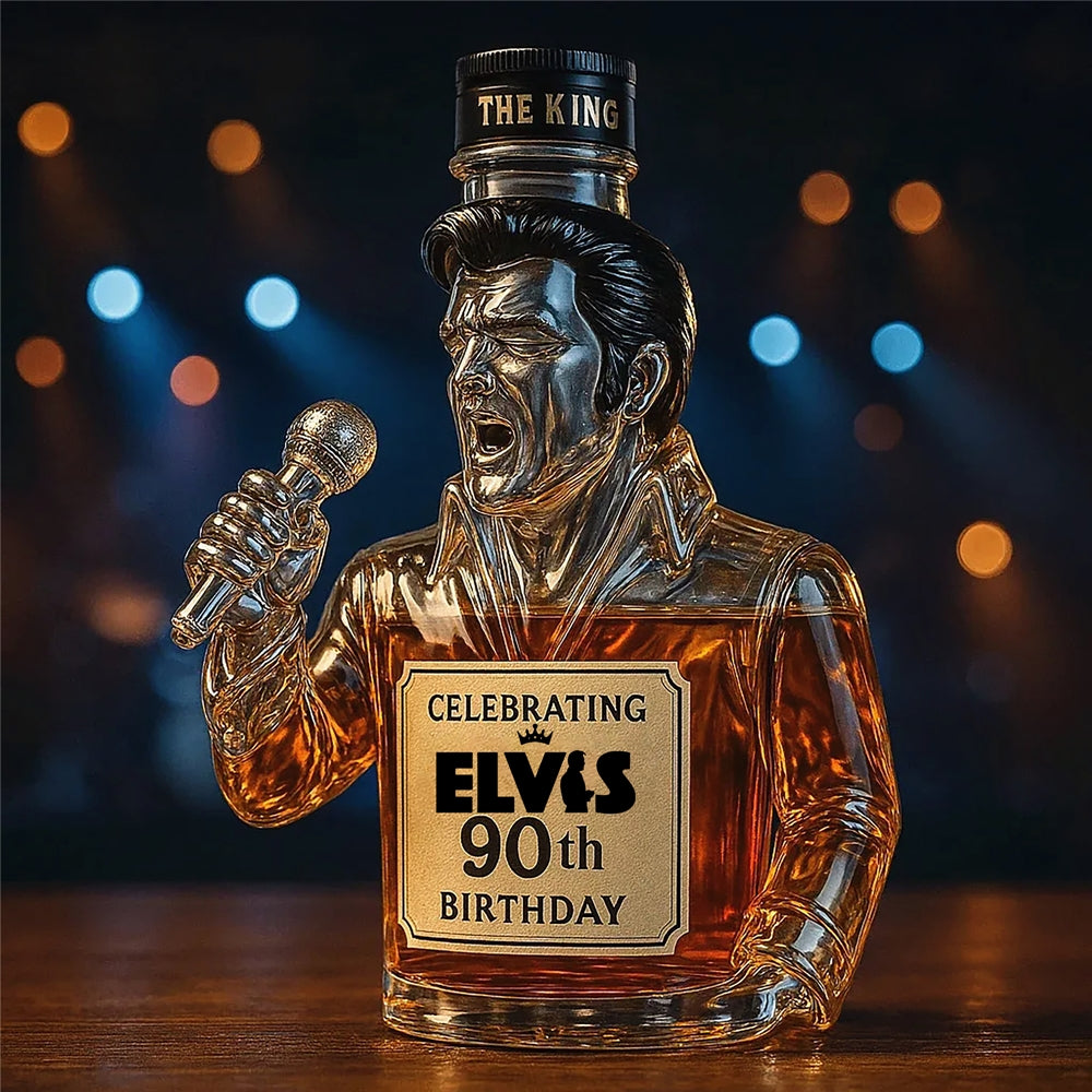 EP's 90th birthday whisky bottle