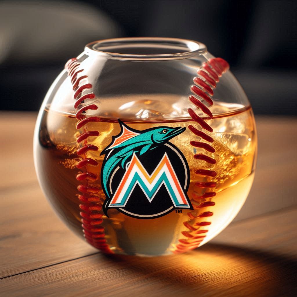 MLB Team Whiskey Glasses