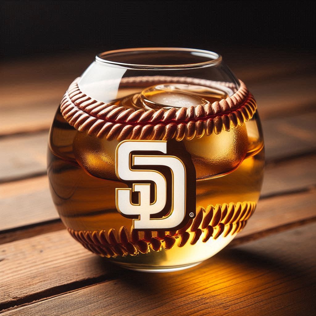 MLB Team Whiskey Glasses